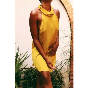 Missguided High Neck Open Back Shift Dress/Tunic